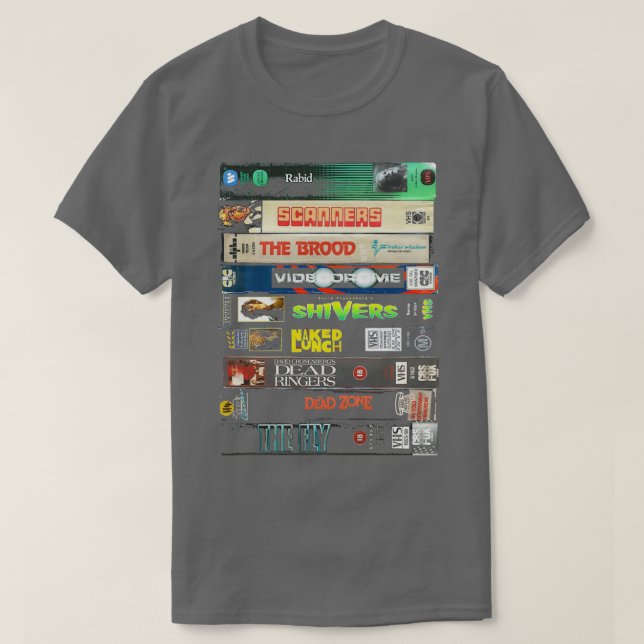 T-shirt Collection VHS Cronenberg (Design devant)