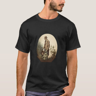 T-shirt Collectionneur de plantes botaniste papa style vin