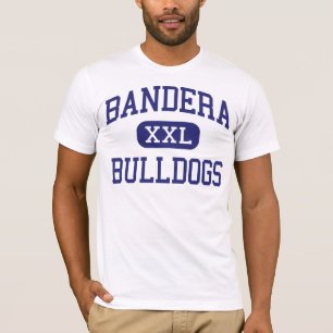 T-shirt Collège Bandera le Texas de bouledogues de Bander