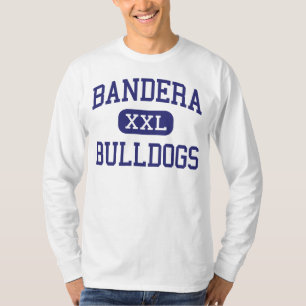 T-shirt Collège Bandera le Texas de bouledogues de Bander