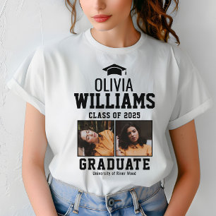 T-shirt College Class of 2025 Graduate Name