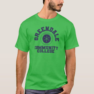 T-shirt collège communautaire de greendale amis bleus