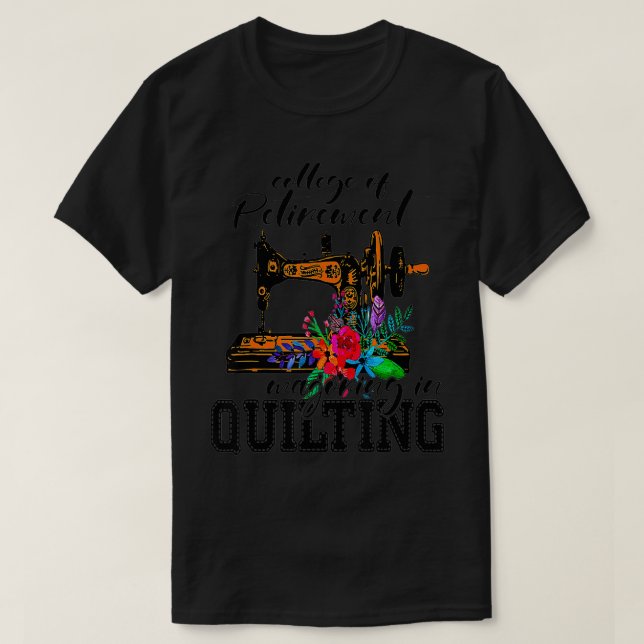 T-shirt Collège de la retraite se spécialisant dans la cou (Design devant)