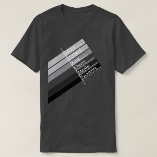 T-shirt College Park en nuances de gris