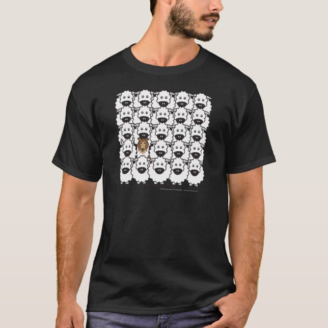 T-shirt Colley rugueux chez les moutons (Devant)