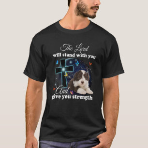 T-shirt Collie Chien Lourd Le Seigneur Se Tiendra Avec Vou