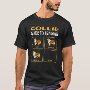 T-shirt Collie Guide D'Entraînement Obedience De Chien