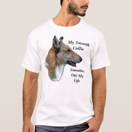 T-shirt Collie lisse