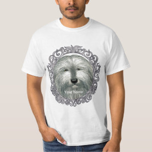 T-shirt Collie orné