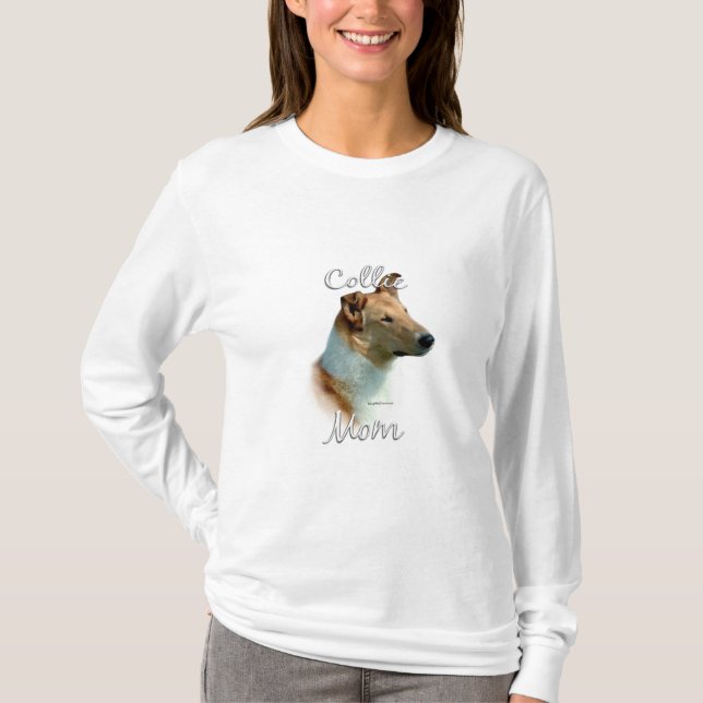 T-shirt Collie (poil ras) Maman 2 (Devant)