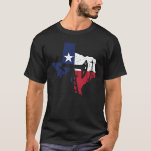 T-shirt Collier de houille du Texas - don de travailleurs 