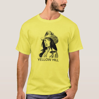 T-shirt Colline jaune