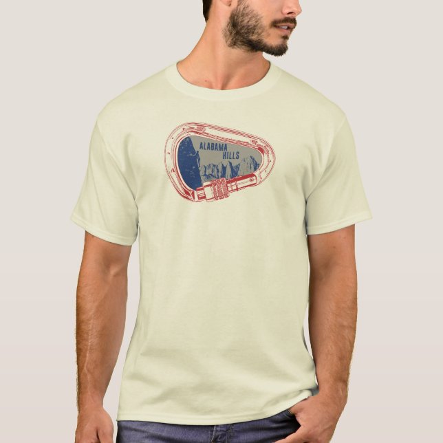 T-shirt Collines de l'Alabama montant Carabiner (Devant)