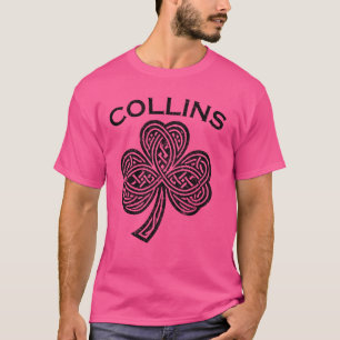 T-shirt Collins Nom de famille Irish Ireland Celtic