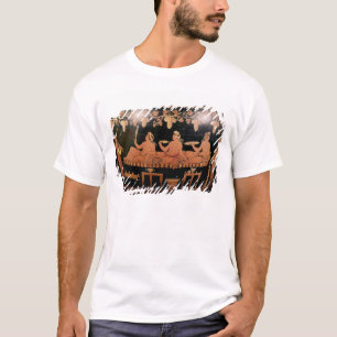 T-shirt Colloque montrant trois hommes jouant des cottabos