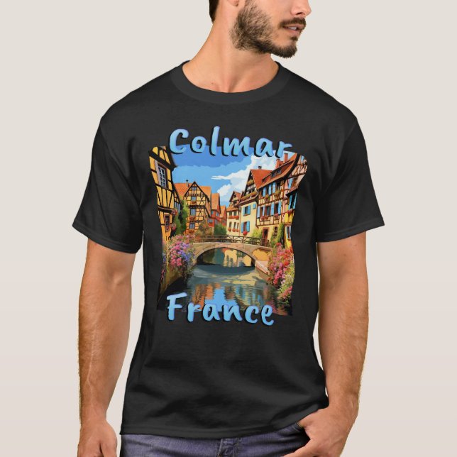 T-shirt Colmar France Charme à colombages (Devant)