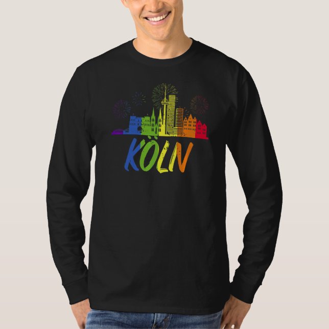 T-shirt Cologne Pride Skyline (Devant)