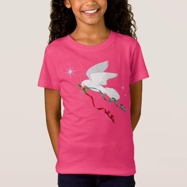T-Shirt Colombe blanche (Devant)
