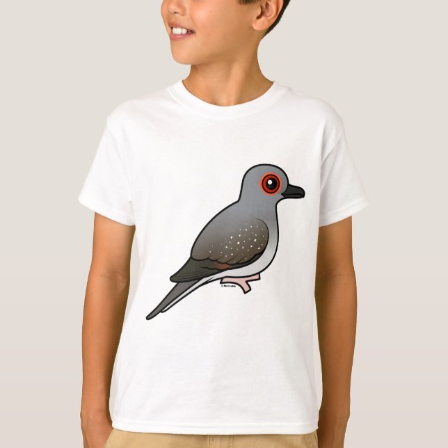 T-shirt Colombe de diamant de Birdorable (Devant)