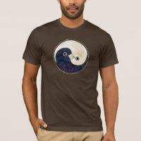 Colombes de paix et d'harmonie de Yin Yang de