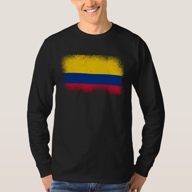 T-shirt Colombian Flag Colombia (Devant)