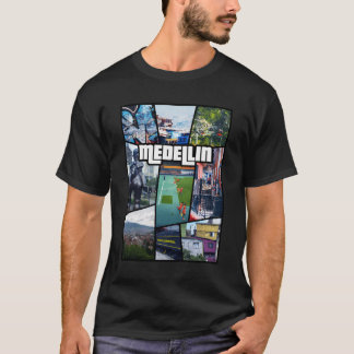 T-shirt Colombie Antioquia Medellin City Tee Amérique du S