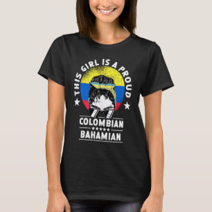 T-shirt Colombie Drapeau Bahamas femmes grandissantes Cito