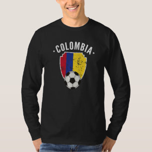 T-shirt Colombie Football drapeau Colombie P colombien