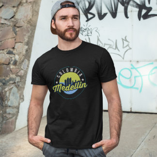 T-shirt Colombie Medellin Cityscape T