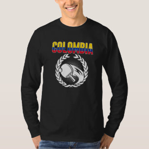 T-shirt Colombie Tennis de table Colombien Ping Pong Suppo
