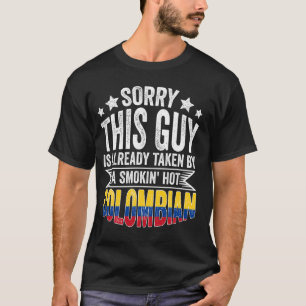 T-shirt Colombien Mari Hispanique Racines Colombie Nationa