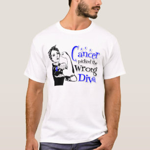 T-shirt Colon Cancer A Choisi Le Mauvais Diva