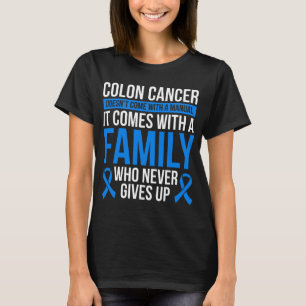 T-shirt Colon Cancer Awareness Ribbon Colon Cancer Warrior