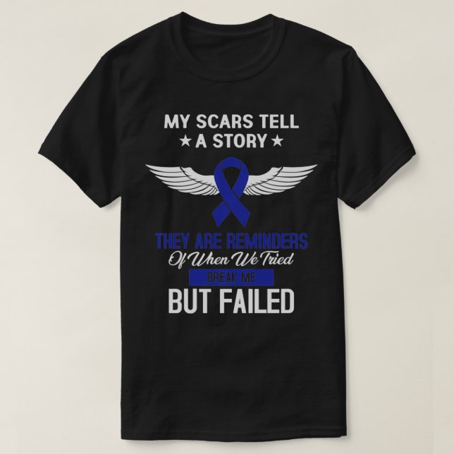 T-shirt Colon Cancer Lutte contre le cancer Ribbon Pullove (Design devant)