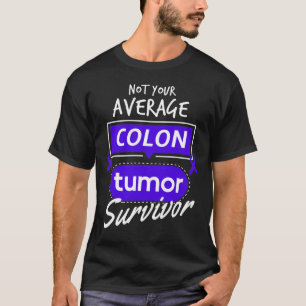 T-shirt Colon Tumor Survivant Cancer Sensibilisation Cance