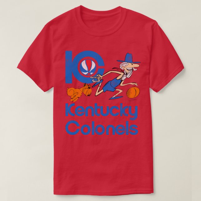 T-shirt Colonies du Kentucky les années 70 Basketball (Design devant)