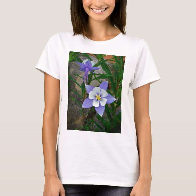 T-shirt Colonne bleue (Devant)