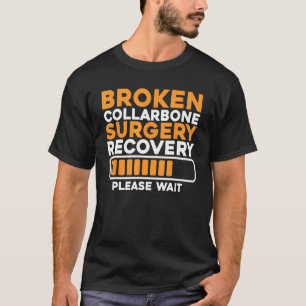 T-shirt Colonne brisée - Clavicule fracturée Blessé Col
