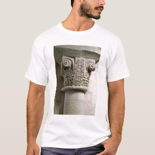 T-shirt Colonne découpée décorée des crosses et des