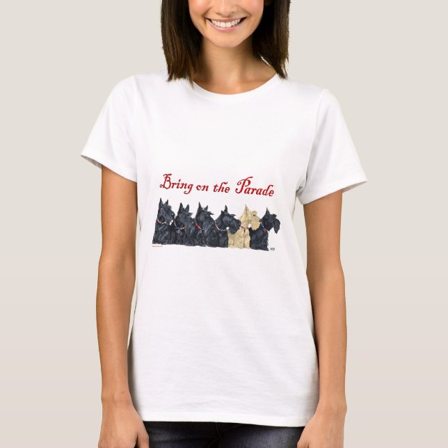 T-shirt Colonnes patriotiques écossaises Terriers (Devant)