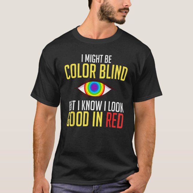 T-shirt Color Blind Test  Glasses Visions (Devant)