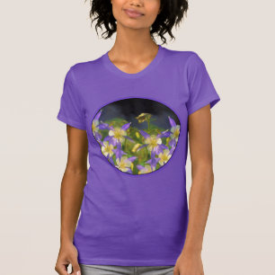 T-shirt Colorado Blue Columbine Peinture - Art original