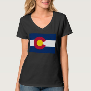 T-shirt Colorado : le drapeau du centième État américain