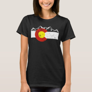 T-shirt Colorado Montagnes Vintage