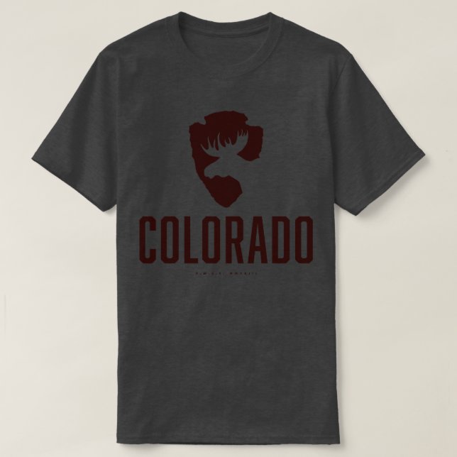 T-shirt Colorado Moose Brown (Design devant)
