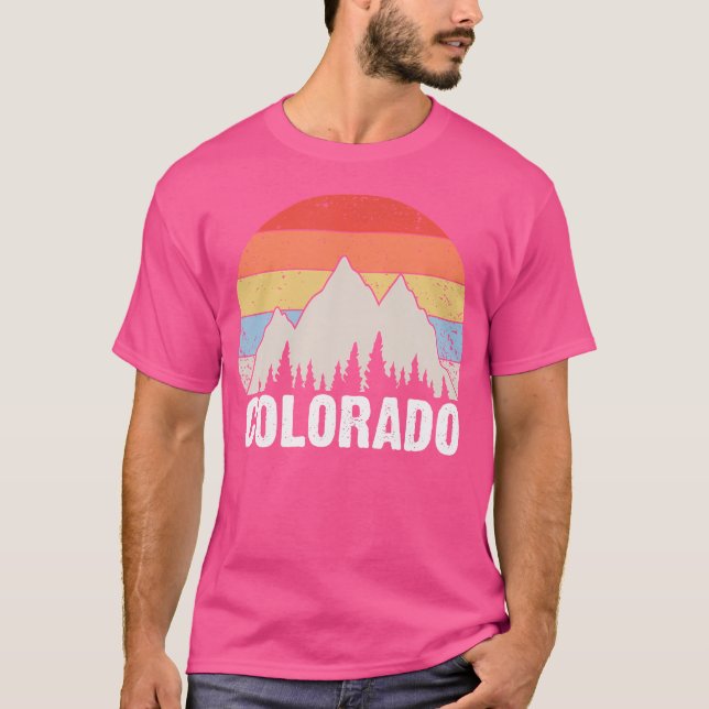 T-shirt Colorado Mountains Nature Hiking Climbing (Devant)