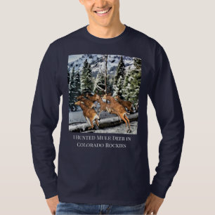 T-shirt Colorado Mule Deer Chasse Mens