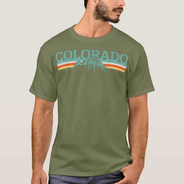 T-shirt Colorado Randonnée Camping (Devant)