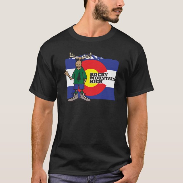 T-shirt Colorado Randonnée Moose (Devant)