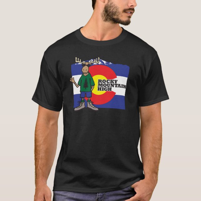 T-shirt Colorado Randonnée Moose (Devant)